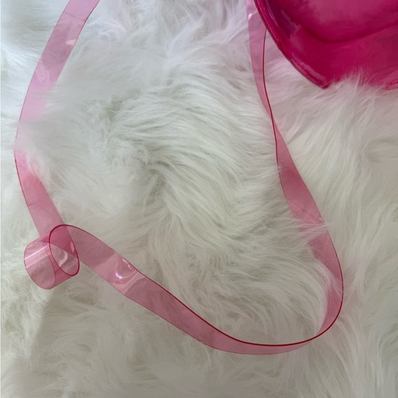 Pink Heart-Shaped Transparent Bag - Picture 5 of 6